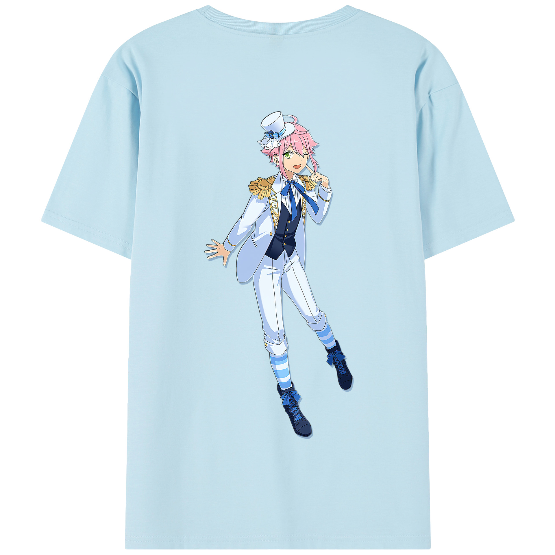 （画像用） あんさんぶるスターズ! Ensemble Stars 綿100％半袖Tシャツ（背面プリント）